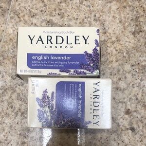 NWT set of 2 Yardley London English Lavender Moisturizing Bath Bar